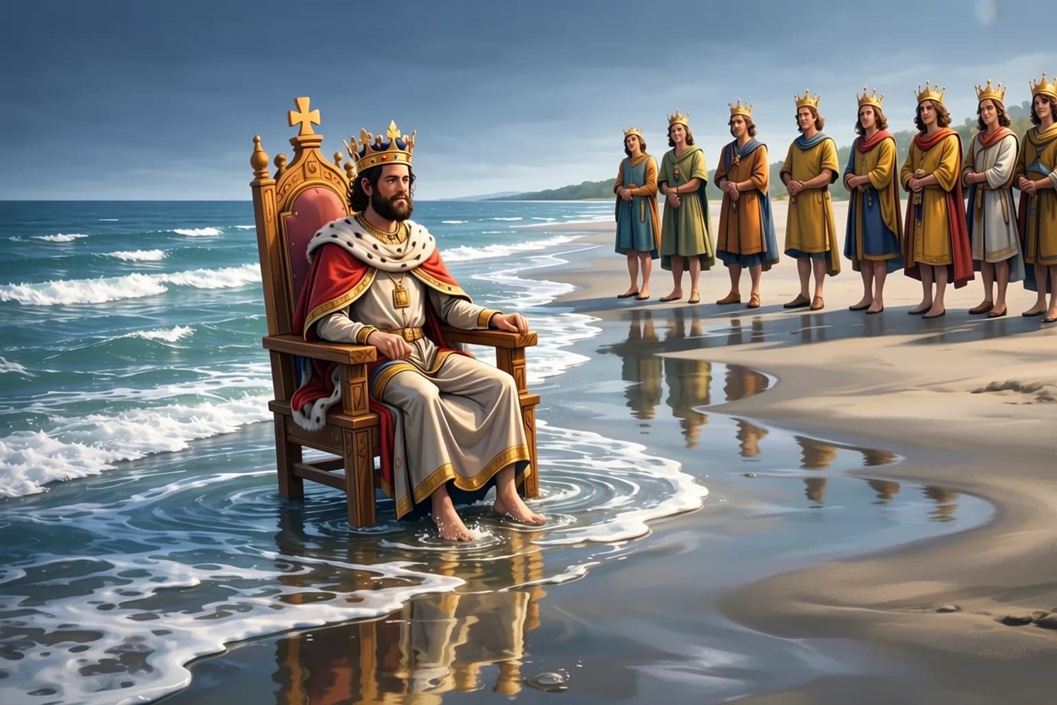 King Canute and the Tide: The Man Who Was Proving the Opposite